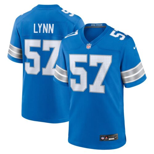 686279cba94b1_1 Men's Detroit Lions #57 Nate Lynn Blue Game Jersey