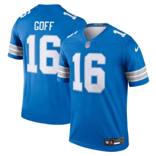 686279db87c17_1 Men's Detroit Lions #16 Jared Goff Blue Legend Jersey