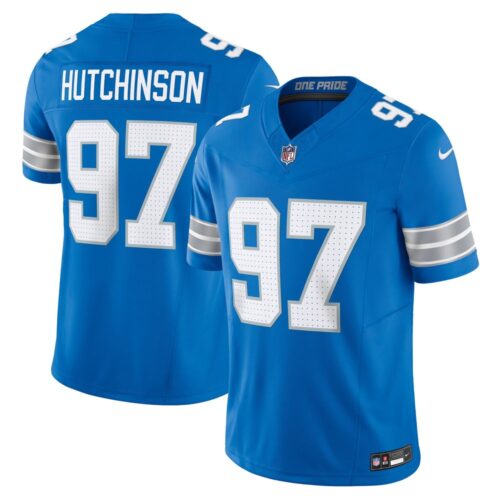 68627a6c64acb_1 Men's Detroit Lions #97 Aidan Hutchinson Blue Vapor F.U.S.E. Limited Jersey