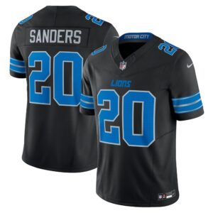 68627aa31a0fe_1 Men's Detroit Lions #20 Barry Sanders Black 2nd Alternate Vapor F.U.S.E. Limited Jersey