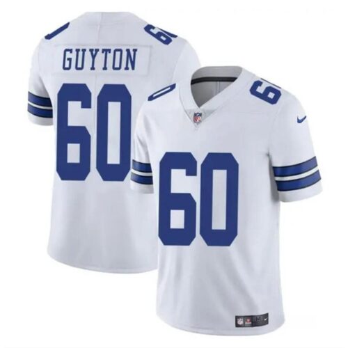 68627b3966130_1 Youth Dallas Cowboys #60 Tyler Guyton White 2024 Draft Vapor Untouchable Limited Stitched Football Jersey