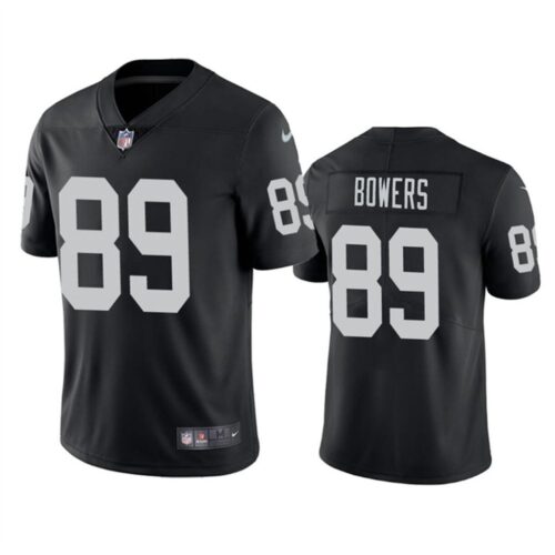 68627b3c4f244_1 Youth Las Vegas Raiders #89 Brock Bowers Black 2024 Draft Vapor Stitched Football Jersey