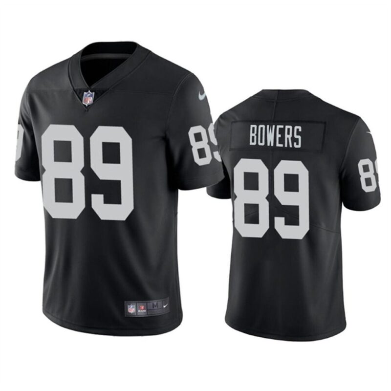 68627b3c4f244_1 Youth Las Vegas Raiders #89 Brock Bowers Black 2024 Draft Vapor Stitched Football Jersey