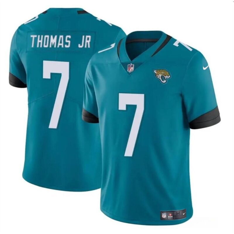 68627b506deb5_1 Youth Jacksonville Jaguars #7 Brian Thomas Jr Teal 2024 Draft Vapor Untouchable Limited Stitched Jersey