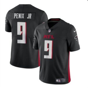68627b8ad85a6_1 Youth Atlanta Falcons #9 Michael Penix Jr Black 2024 Draft Vapor Untouchable Limited Stitched Football Jersey