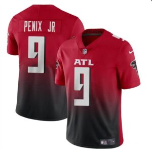 68627b8dc24b7_1 Youth Atlanta Falcons #9 Michael Penix Jr Red/Black 2024 Draft Vapor Untouchable Limited Stitched Football Jersey