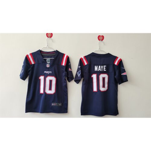 68627bd14c662_1 Women's New England Patriots #10 Drake Maye 2024 Draft Navy Vapor Untouchable Limited Stitched Jersey(Run Small)