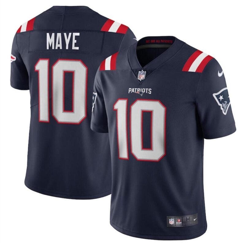 68627c354d668_1 Men's New England Patriots #10 Drake Maye Navy 2024 Draft Vapor Limited Stitched Football Jersey