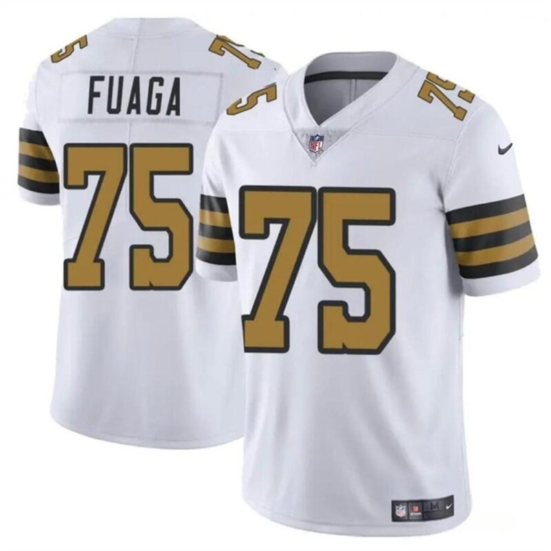 68627c4526e46_1 Men's New Orleans Saints #75 Taliese Fuaga White 2024 Draft Color Rush Limited Stitched Football Jersey