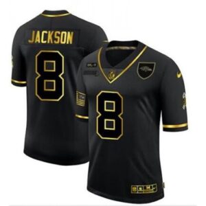 68627da018f5b_1 Men's Baltimore Ravens Customized Black Gold Vapor Untouchable Limited Football Jersey