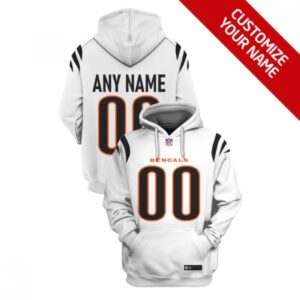 68627dc41e0f1_1 Men's Cincinnati Bengals Active Player Custom 2021 White Pullover Hoodie