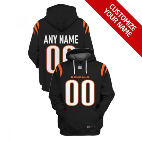68627dc8f0c29_1 Men's Cincinnati Bengals Active Player Custom 2021 Black Pullover Hoodie
