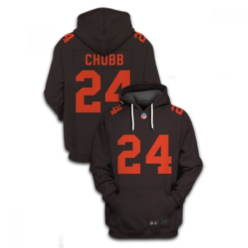 68627dea3cc45_1 Men's Cleveland Browns Active Player Custom 2021 Brown Pullover Hoodie