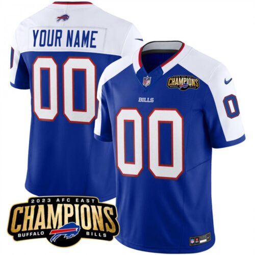 68627e035b73a_1 Men's Buffalo Bills Active Player Custom Blue/White 2023 F.U.S.E. AFC East Champions Ptach Stitched Football Jersey