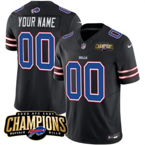 68627e05d1fd8_1 Men's Buffalo Bills Active Player Custom Black 2023 F.U.S.E. AFC East Champions Ptach Stitched Football Jersey
