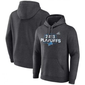 68627e992c2fe_1 Men's Detroit Lions Heather Charcoal 2023 Playoffs Fleece Pullover Hoodie