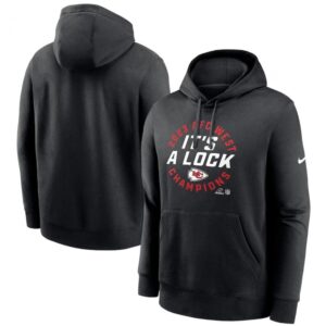 68627eeb2f877_1 Men's Kansas City Chiefs Black 2023 AFC West Division Champions Locker Room Trophy Collection Pullover Hoodie