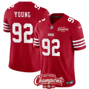 68627f94a560a_1 Men's San Francisco 49ers #92 Chase Young Red 2023 F.U.S.E. NFC West Champions Patch Stitched Football Jersey