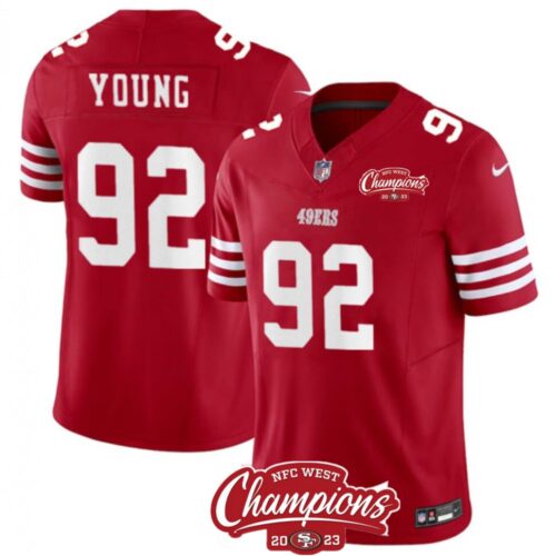 68627f94a560a_1 Men's San Francisco 49ers #92 Chase Young Red 2023 F.U.S.E. NFC West Champions Patch Stitched Football Jersey