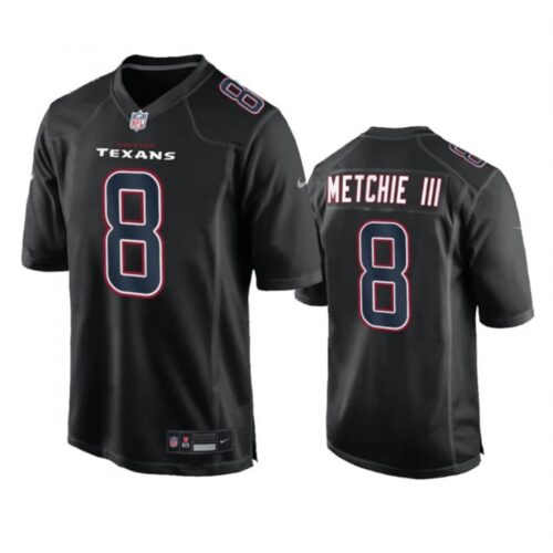 6862806269f53_1 Men's Houston Texans #8 John Metchie III Black Fashion Vapor Untouchable Limited Stitched Football Jersey