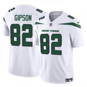 68628082d8787_1 Men's New York Jets #82 Xavier Gipson 2023 F.U.S.E. White Vapor Untouchable Limited Stitched Jersey