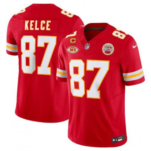 68628095532b8_1 Men's Kansas City Chiefs #87 Travis Kelce Red 2024 F.U.S.E. With "NKH" Patch And 4-star C Patch Vapor Untouchable Limited Stitched Jersey