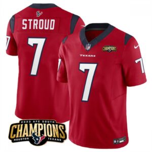 6862811339fb9_1 Men's Houston Texans #7 C.J. Stroud Red 2023 F.U.S.E. AFC South Champions Patch Vapor Untouchable Limited Stitched Football Jersey