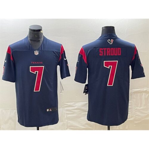 686281346e278_1 Men's Houston Texans #7 C.J. Stroud Navy Color Rush Vapor Untouchable Stitched Football Jersey