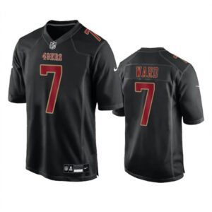 686281457b6a9_1 Men's San Francisco 49ers #7 Charvarius Ward Black Fashion Limited Stitched Football Game Jersey