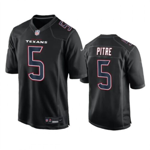 686281fbb5ffa_1 Men's Houston Texans #5 Jalen Pitre Black Fashion Vapor Untouchable Limited Stitched Football Jersey