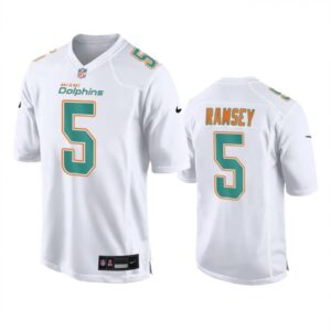 6862821d48a28_1 Men's Miami Dolphins #5 Jalen Ramsey White Fashion Vapor Untouchable Stitched Football Jersey