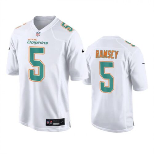 6862821d48a28_1 Men's Miami Dolphins #5 Jalen Ramsey White Fashion Vapor Untouchable Stitched Football Jersey