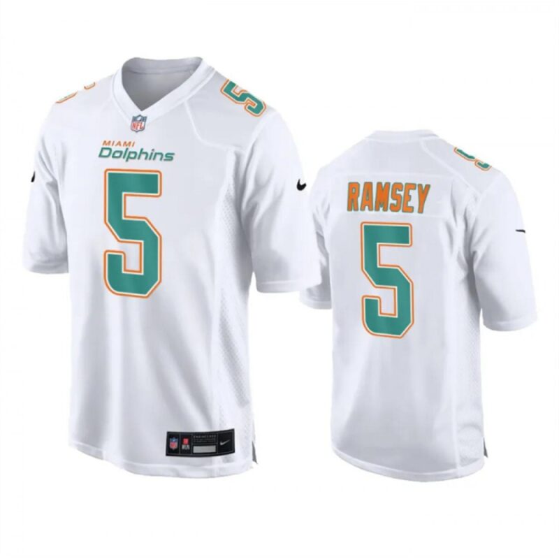 6862821d48a28_1 Men's Miami Dolphins #5 Jalen Ramsey White Fashion Vapor Untouchable Stitched Football Jersey