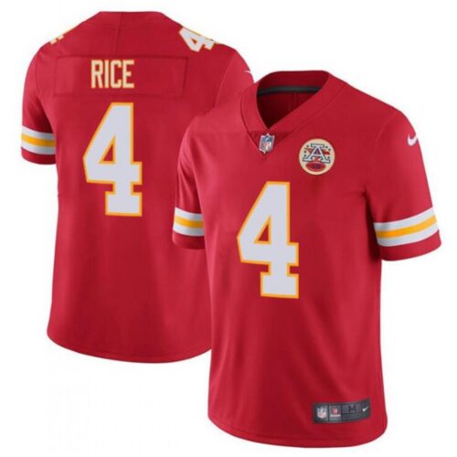 686282adbfcf7_1 Men's Kansas City Chiefs #4 Rashee Rice Red Vapor Untouchable Limited Stitched Football Jersey