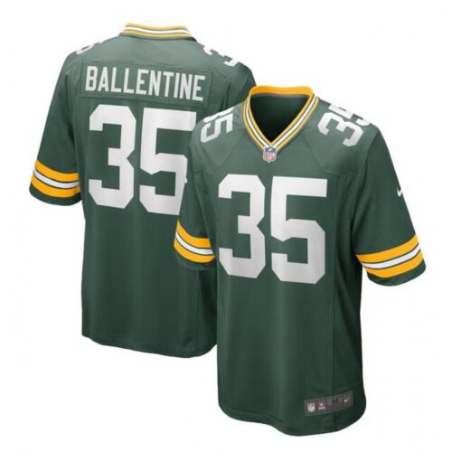 686282b192c57_1 Men's Green Bay Packers #35 Corey Ballentine Green Stitched Game Jersey