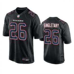 686283301a919_1 Men's Houston Texans #26 Devin Singletary Black Fashion Vapor Untouchable Limited Stitched Football Jersey