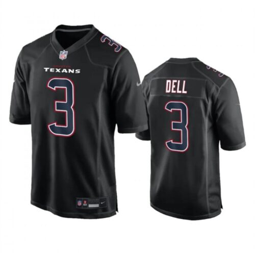 68628346a481c_1 Men's Houston Texans #3 Tank Dell Black Fashion Vapor Untouchable Limited Stitched Football Jersey