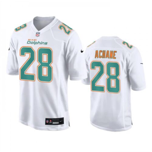 68628369c0358_1 Men's Miami Dolphins #28 De'Von Achane White Fashion Vapor Untouchable Stitched Football Jersey