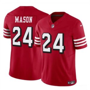 686283ed8054d_1 Men's San Francisco 49ers #24 Jordan Mason New Red 2023 F.U.S.E. Stitched Football Jersey
