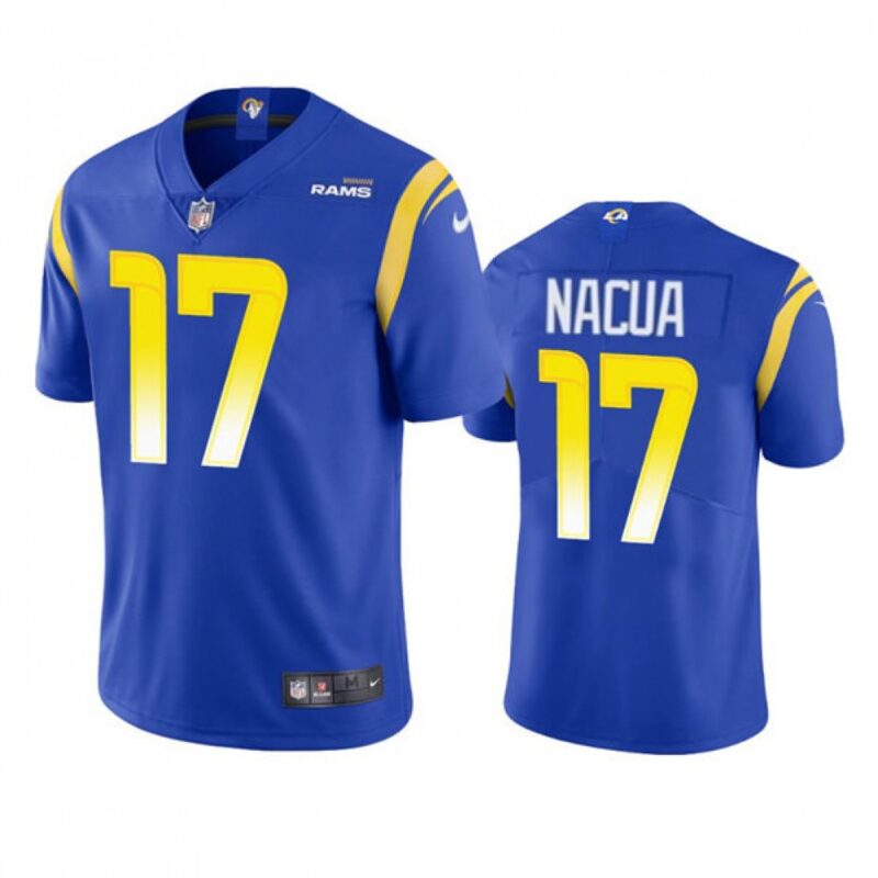 6862845995470_1 Youth Los Angeles Rams #17 Puka Nacua Blue Vapor Untouchable Limited Stitched Jersey