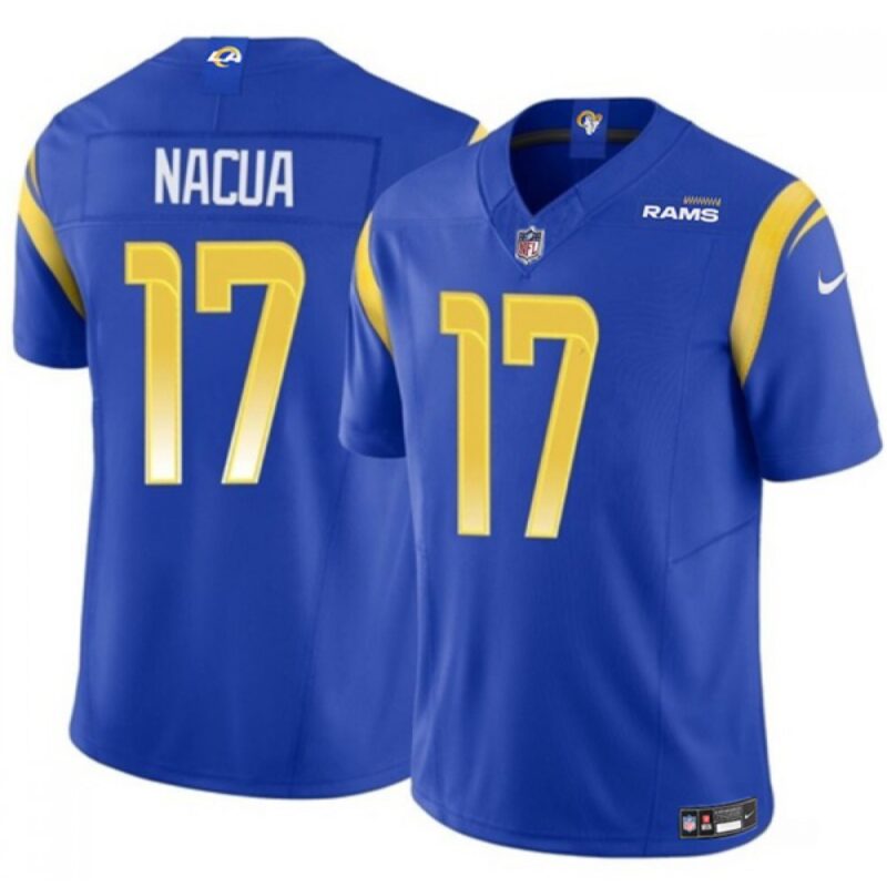 6862846348166_1 Youth Los Angeles Rams #17 Puka Nacua Blue 2023 F.U.S.E Vapor Untouchable Limited Stitched Jersey
