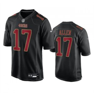 6862846a5dee8_1 Men's San Francisco 49ers #17 Brandon Allen Black Fashion Limited Stitched Football Game Jersey