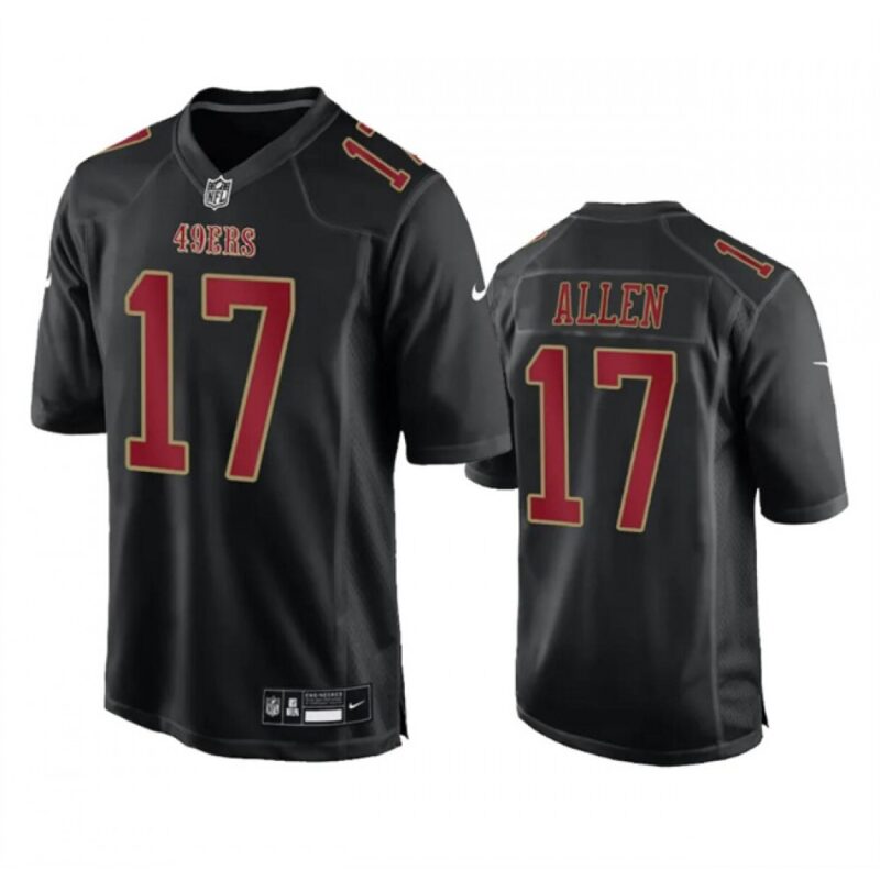 6862846a5dee8_1 Men's San Francisco 49ers #17 Brandon Allen Black Fashion Limited Stitched Football Game Jersey