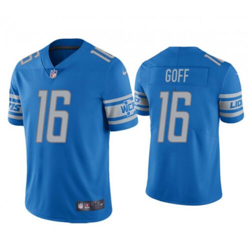 6862847e70e35_1 Youth Detroit Lions #16 Jared Goff Blue Vapor Untouchable Limited Stitched Jersey