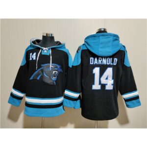 686284c49fc12_1 Men's Carolina Panthers #14 Sam Darnold Black Ageless Must-Have Lace-Up Pullover Hoodie