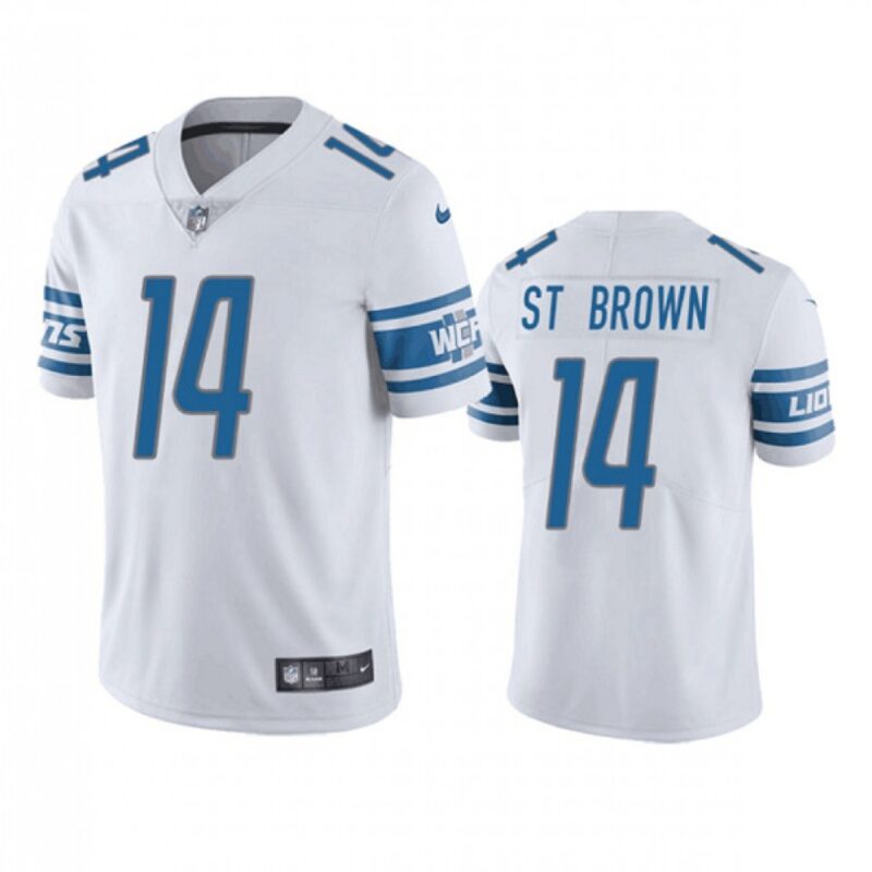 6862850a70849_1 Youth Detroit Lions #14 Amon-Ra St. Brown White Vapor Untouchable Limited Stitched Jersey