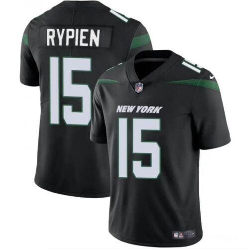 6862850da1fb1_1 Men's New York Jets #15 Brett Rypien Black Vapor Untouchable Limited Stitched Jersey