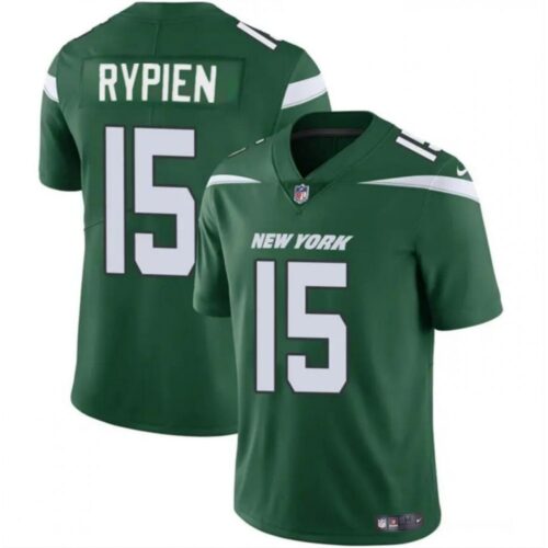 6862851230537_1 Men's New York Jets #15 Brett Rypien Green Vapor Untouchable Limited Stitched Jersey