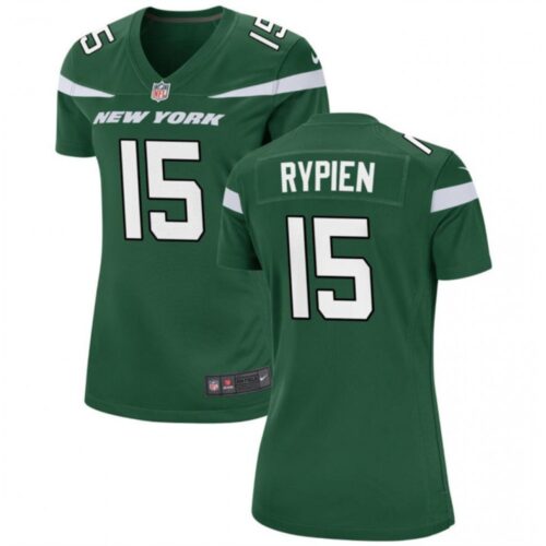 6862851d8d7e5_1 Women's New York Jets #15 Brett Rypien Green Stitched Football Jersey(Run Small)