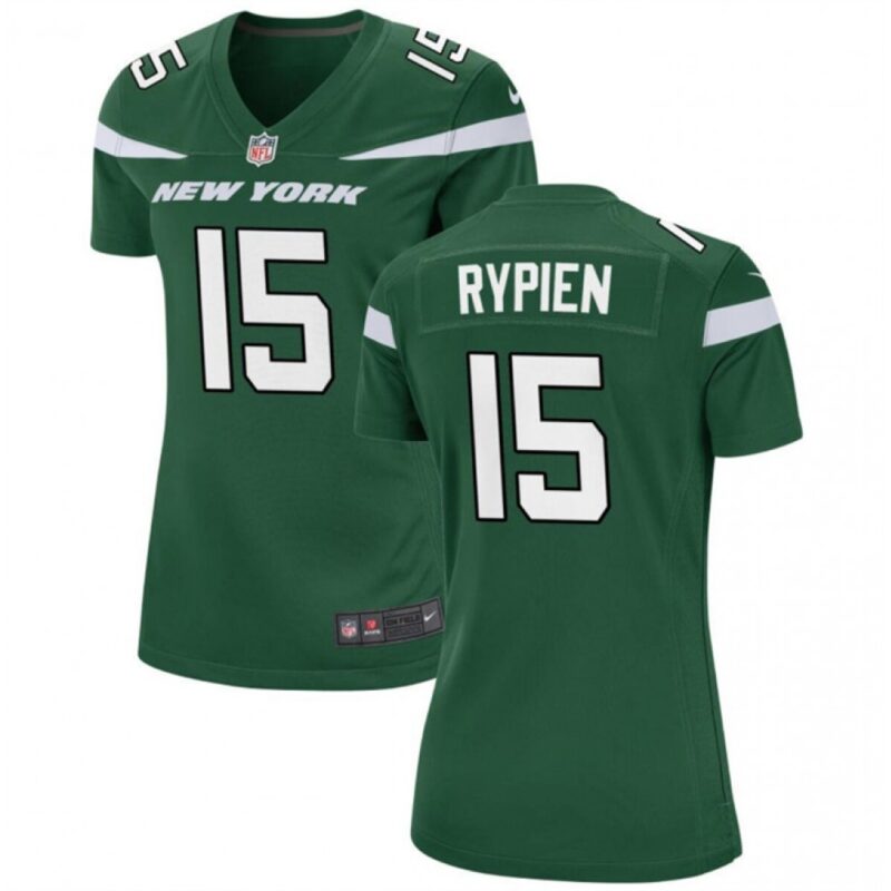 6862851d8d7e5_1 Women's New York Jets #15 Brett Rypien Green Stitched Football Jersey(Run Small)